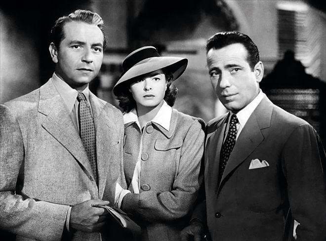 Casablanca's uses the classic 1.37:1 'Academy Ratio'